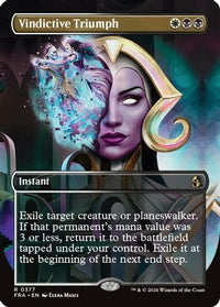 Vindictive Triumph (Borderless -  Foil (FRA-377) - Reality Fracture