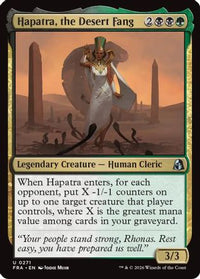 Hapatra, the Desert Fang -  Foil (FRA-271) - Reality Fracture