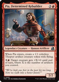 Pia, Determined Rebuilder -  Foil (FRA-250) - Reality Fracture