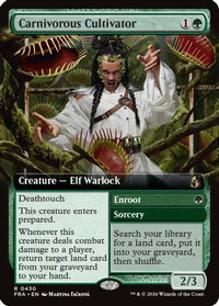 Carnivorous Cultivator (Extended Art) -  Foil (FRA-100) - Reality Fracture