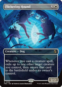 Flickering Hound (Borderless) -  (FRA-359) - Reality Fracture
