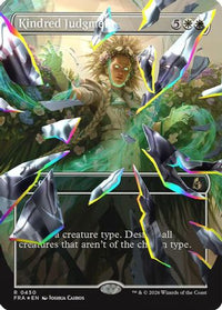 Kindred Judgment (Borderless) (Facet Foil) -  Foil (FRA-450) - Reality Fracture