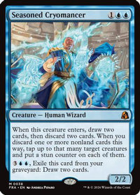 Seasoned Cryomancer -  Foil (FRA-038) - Reality Fracture
