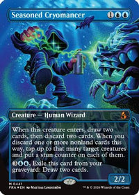 Seasoned Cryomancer (Borderless) (0441) -  Foil (FRA-441) - Reality Fracture