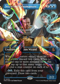 Seasoned Cryomancer (Borderless) (Fcet Foil) (0452) -  Foil (FRA-452) - Reality Fracture