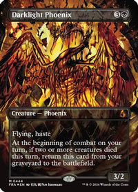 Darklight Phoenix (Borderless) (0444) -  Foil (FRA-444) - Reality Fracture