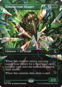 Simulacrum Shaper (Borderless) (Facet Foil) -  Foil (FRA-460) - Reality Fracture