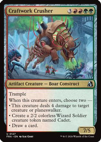 Craftwork Crusher -  Foil (FRA-127) - Reality Fracture
