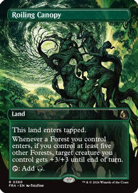Roiling Canopy (Borderless) -  Foil (FRA-380) - Reality Fracture