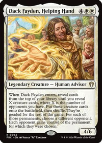 Dack Fayden, Helping Hand -  (-004) - Commander: Reality Fracture