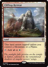 Clifftop Retreat -  (-067) - Commander: Reality Fracture