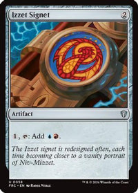 Izzet Signet -  (-058) - Commander: Reality Fracture