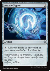 Arcane Signet -  (-020) - Commander: Reality Fracture