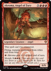 Akroma, Angel of Fury -  (-019) - Commander: Reality Fracture
