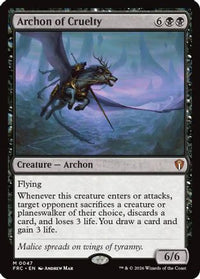 Archon of Cruelty -  (-047) - Commander: Reality Fracture