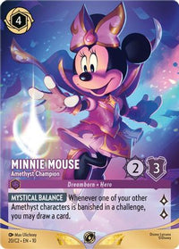 Minnie Mouse - Amethyst Champion (20)  - Disney Lorcana Promo Cards