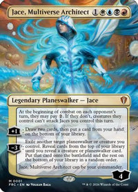 Jace, Multiverse Architect (Borderless) -  Foil (-001) - Commander: Reality Fracture