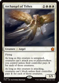 Archangel of Tithes -  (FDC-017) - Commander: Foundations