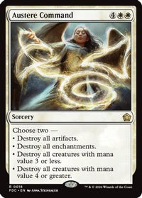 Austere Command -  (FDC-018) - Commander: Foundations