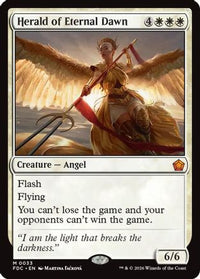 Herald of Eternal Dawn -  (FDC-033) - Commander: Foundations
