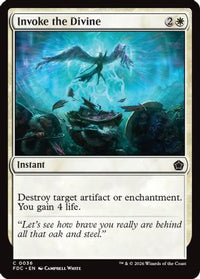 Invoke the Divine -  (FDC-036) - Commander: Foundations