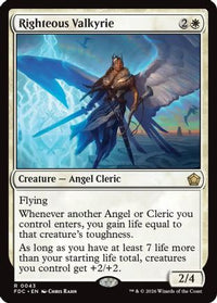 Righteous Valkyrie -  (FDC-043) - Commander: Foundations