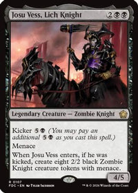 Josu Vess, Lich Knight -  (FDC-107) - Commander: Foundations