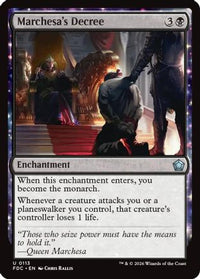 Marchesa's Decree -  (FDC-113) - Commander: Foundations