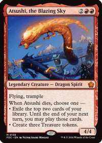 Atsushi, the Blazing Sky -  (FDC-138) - Commander: Foundations
