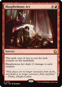 Blasphemous Act -  (FDC-140) - Commander: Foundations