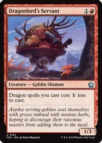 Dragonlord's Servant -  (FDC-152) - Commander: Foundations