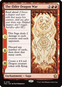 The Elder Dragon War -  (FDC-156) - Commander: Foundations