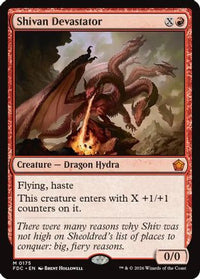 Shivan Devastator -  (FDC-175) - Commander: Foundations