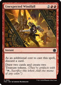 Unexpected Windfall -  (FDC-184) - Commander: Foundations