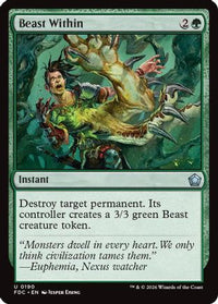 Beast Within -  (FDC-190) - Commander: Foundations