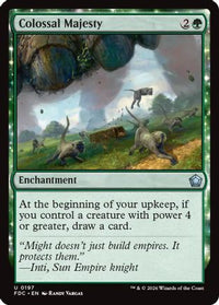 Colossal Majesty -  (FDC-197) - Commander: Foundations