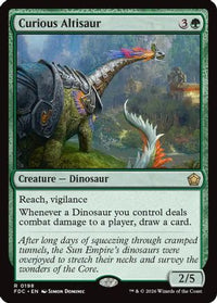 Curious Altisaur -  (FDC-198) - Commander: Foundations