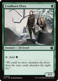 Fyndhorn Elves -  (FDC-204) - Commander: Foundations