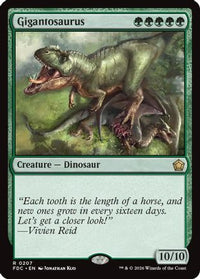 Gigantosaurus -  (FDC-207) - Commander: Foundations