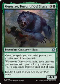Goreclaw, Terror of Qal Sisma -  (FDC-208) - Commander: Foundations