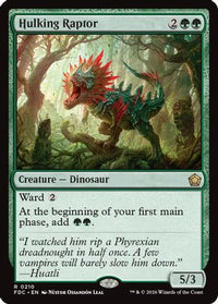 Hulking Raptor -  (FDC-210) - Commander: Foundations