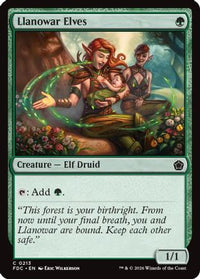 Llanowar Elves -  (FDC-213) - Commander: Foundations