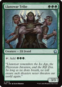 Llanowar Tribe -  (FDC-214) - Commander: Foundations
