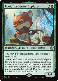 Loot, Exuberant Explorer -  (FDC-215) - Commander: Foundations