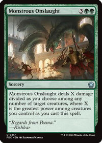 Monstrous Onslaught -  (FDC-217) - Commander: Foundations