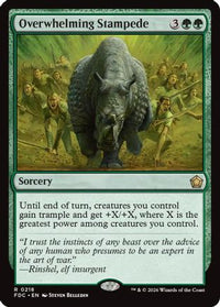 Overwhelming Stampede -  (FDC-218) - Commander: Foundations
