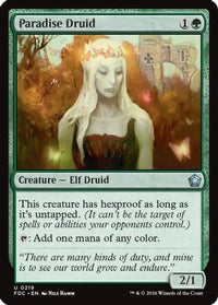 Paradise Druid -  (FDC-219) - Commander: Foundations