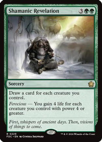Shamanic Revelation -  (FDC-229) - Commander: Foundations