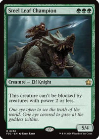 Steel Leaf Champion -  (FDC-230) - Commander: Foundations