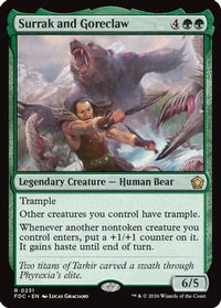 Surrak and Goreclaw -  (FDC-231) - Commander: Foundations